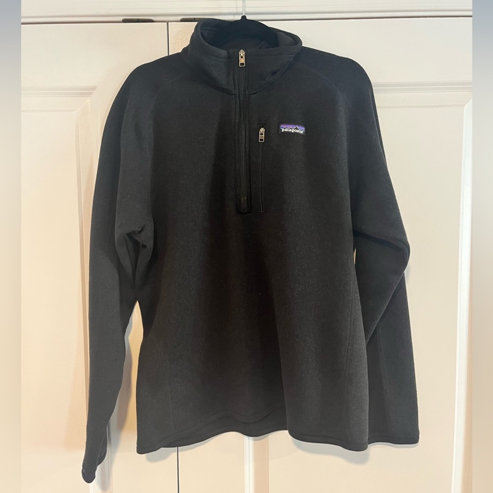 Patagonia Men's Better Sweater® 1/4-Zip Fleece Black - Medium